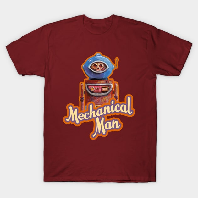 Mechanical Man T-Shirt by zerostreet